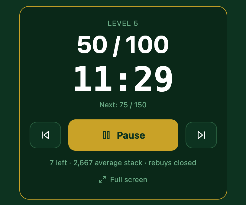 Poker Tournament screenshot